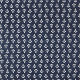 Loneta Estampado Ancla Marino - Ribes y Casals