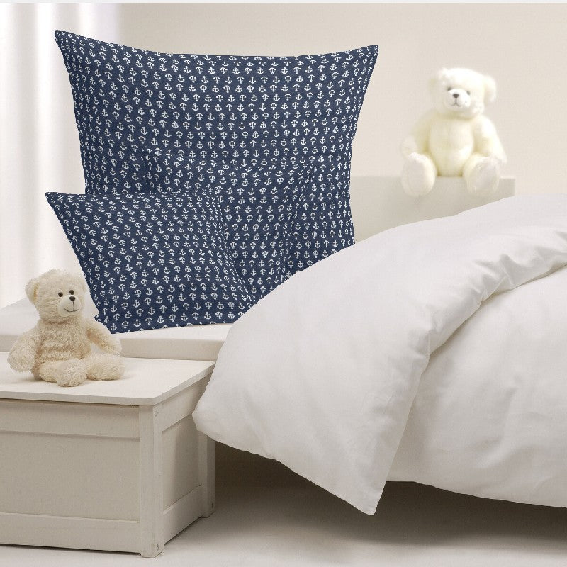 Loneta Estampado Ancla Marino - Ribes y Casals