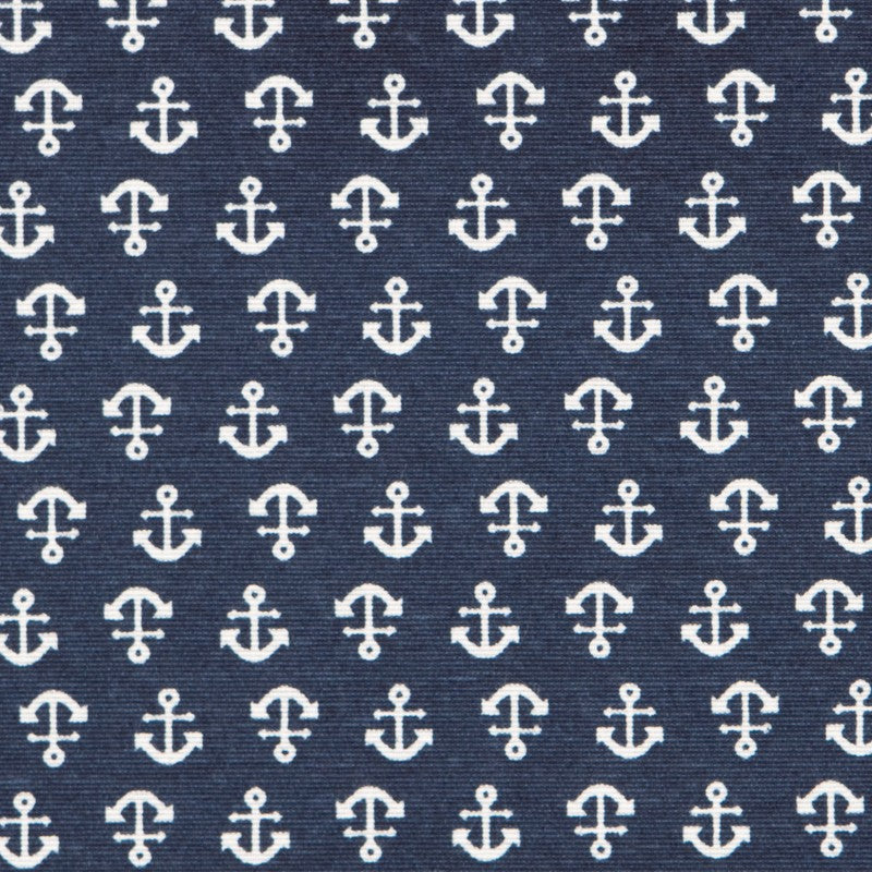Loneta Estampado Ancla Marino - Ribes y Casals