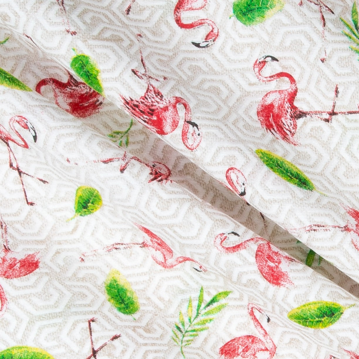 Loneta Flamencos Beige - Ribes y Casals