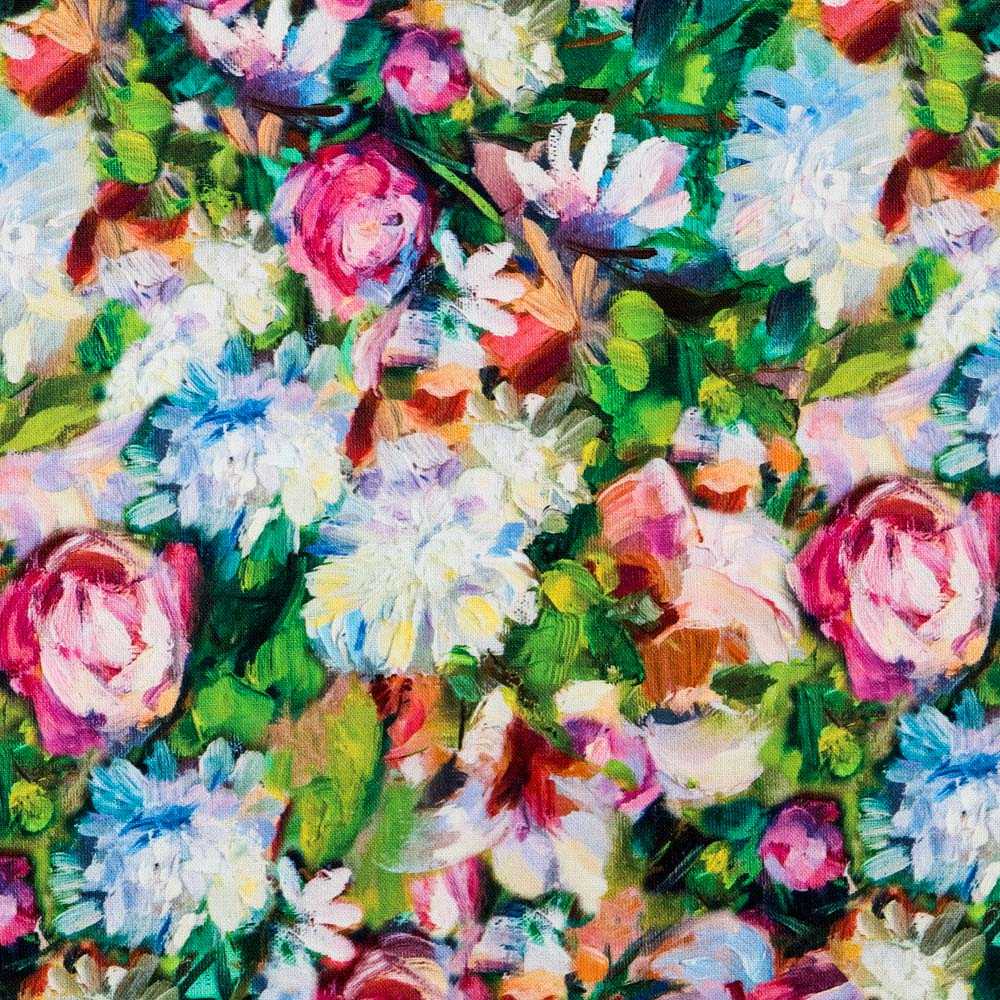 Loneta Flowers Pinceladas - Ribes y Casals