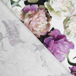 Loneta Flowers Violeta - Ribes y Casals