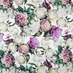Loneta Flowers Violeta - Ribes y Casals