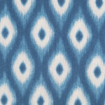 Loneta Ikat Rombos Azul - Ribes y Casals