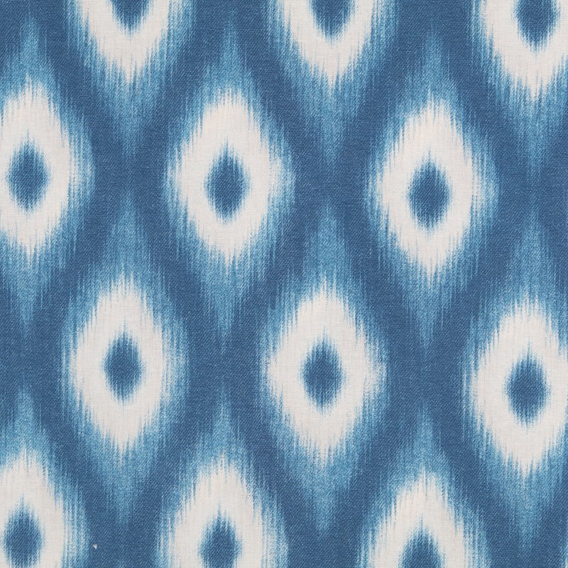 Loneta Ikat Rombos Azul - Ribes y Casals