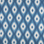 Loneta Ikat Rombos Azul - Ribes y Casals