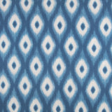 Loneta Ikat Rombos Azul - Ribes y Casals