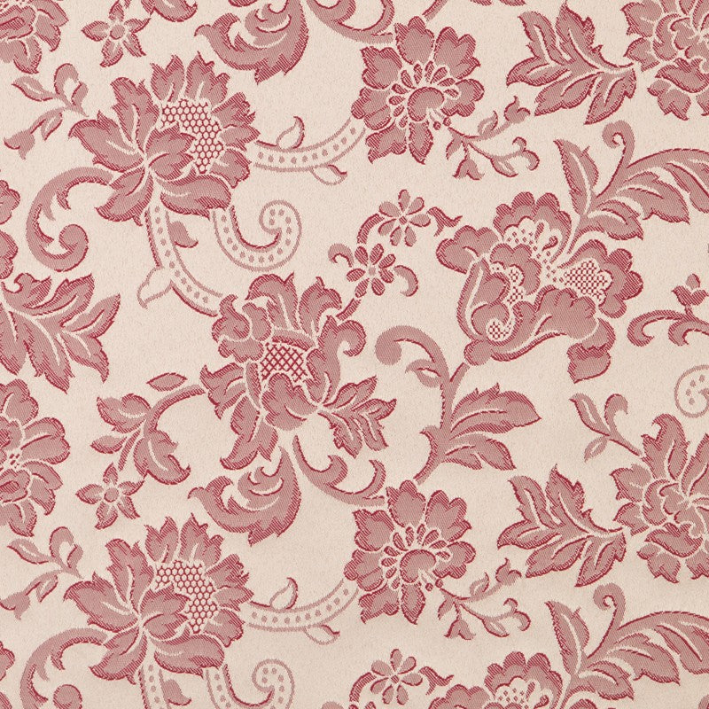 Loneta Jacquard Flores Fucsia - Ribes y Casals