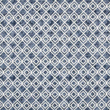 Loneta Jacquard Geométrica Azul - Ribes y Casals