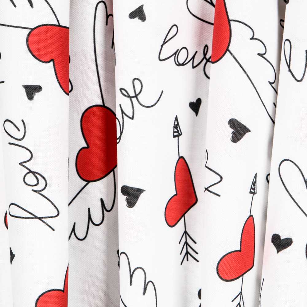 Loneta Love Rojo Blanca - Ribes y Casals