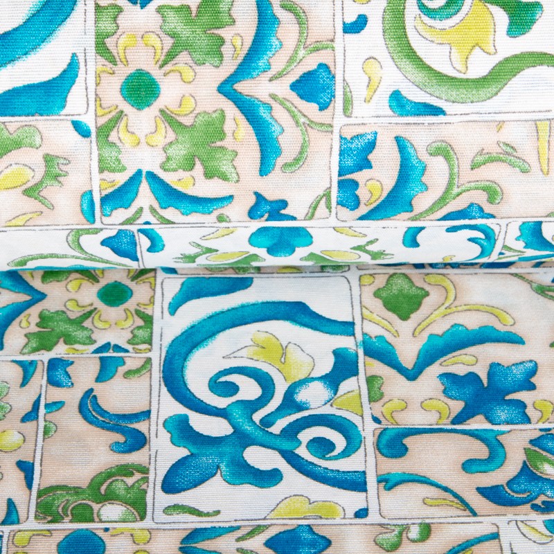 Loneta Mosaico Azul - Ribes y Casals