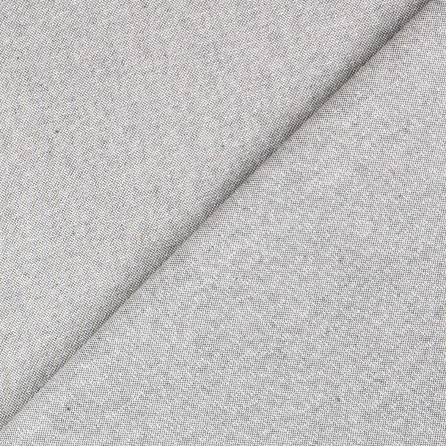 Loneta Navidad Gris Glitter - Ribes y Casals