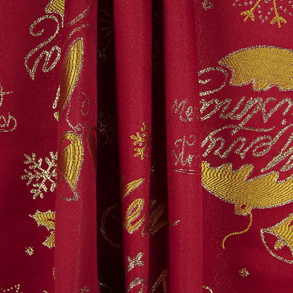 Loneta Navidad Lurex Roja - Ribes y Casals
