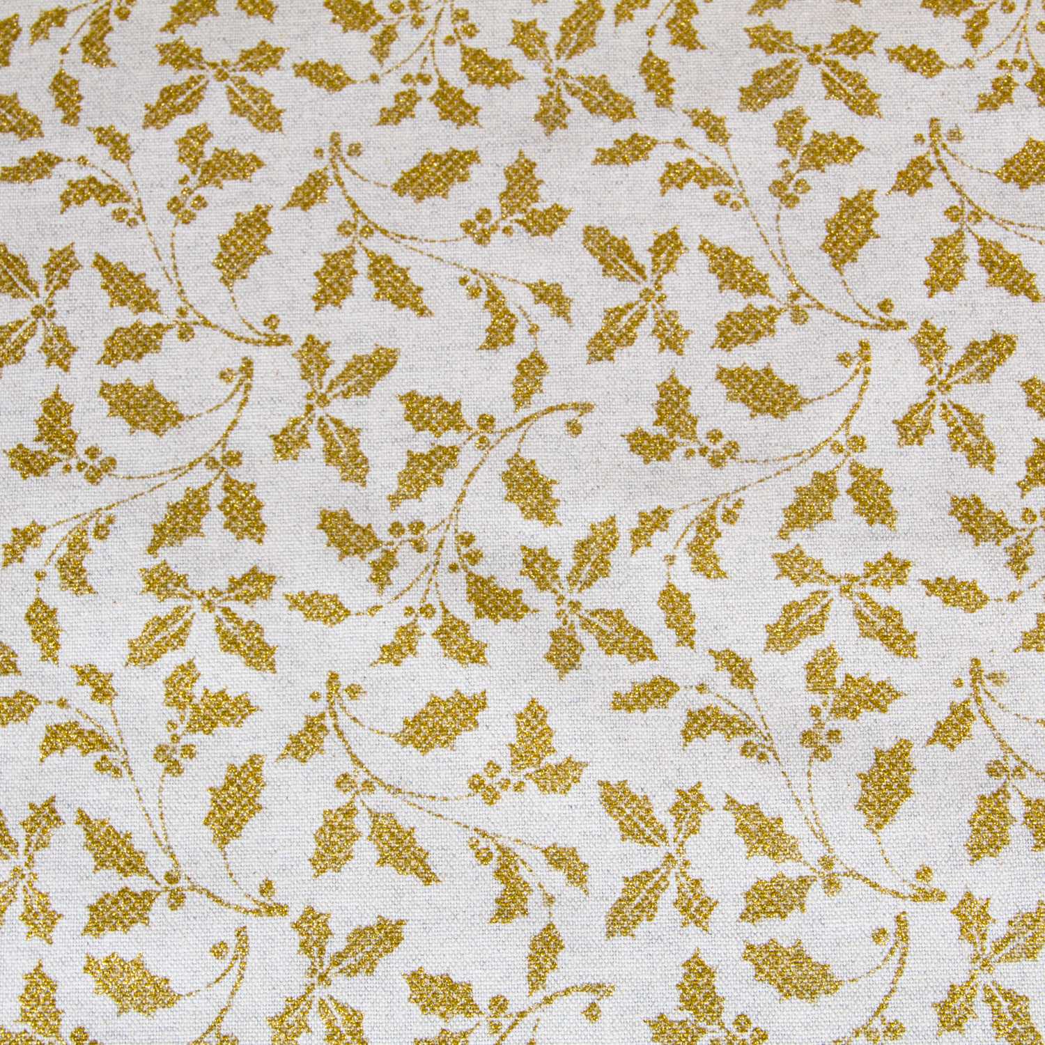 Loneta Navidad Muérdago Oro - Ribes y Casals