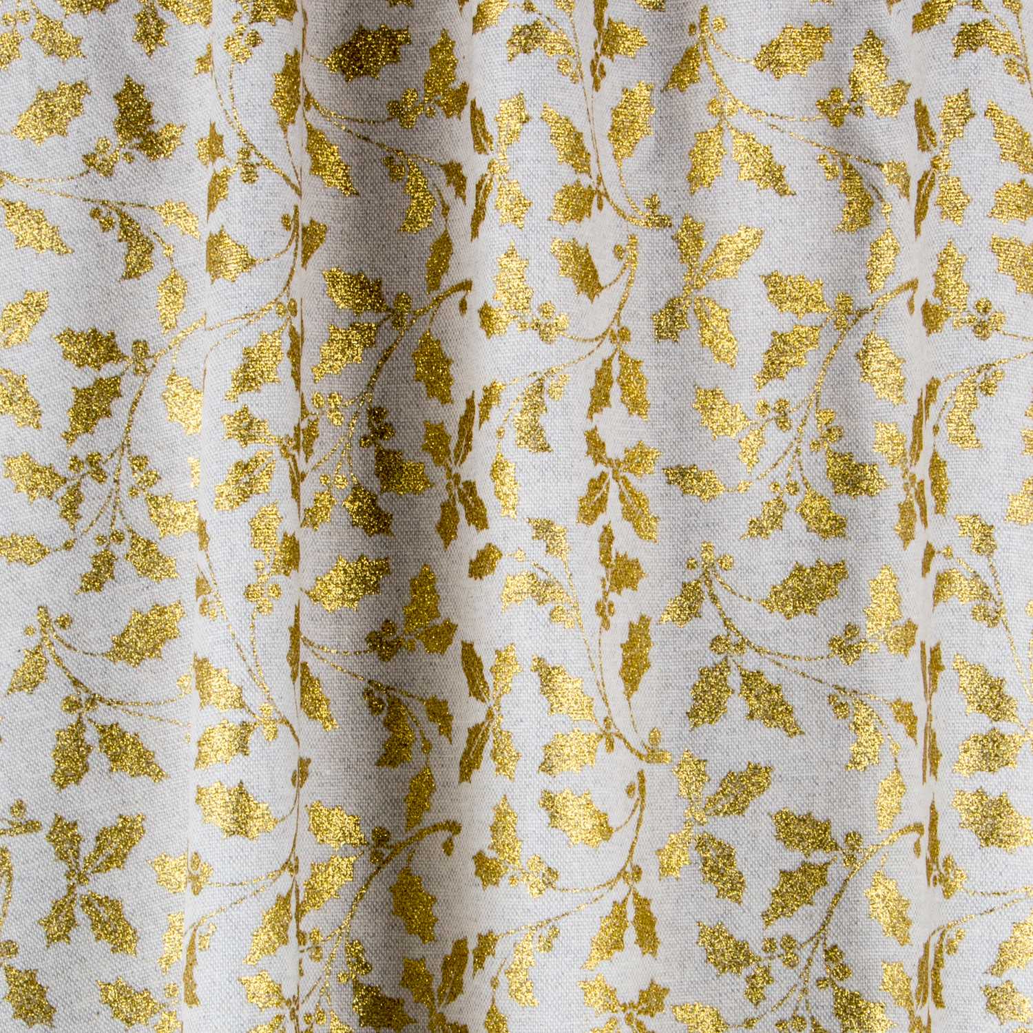 Loneta Navidad Muérdago Oro - Ribes y Casals