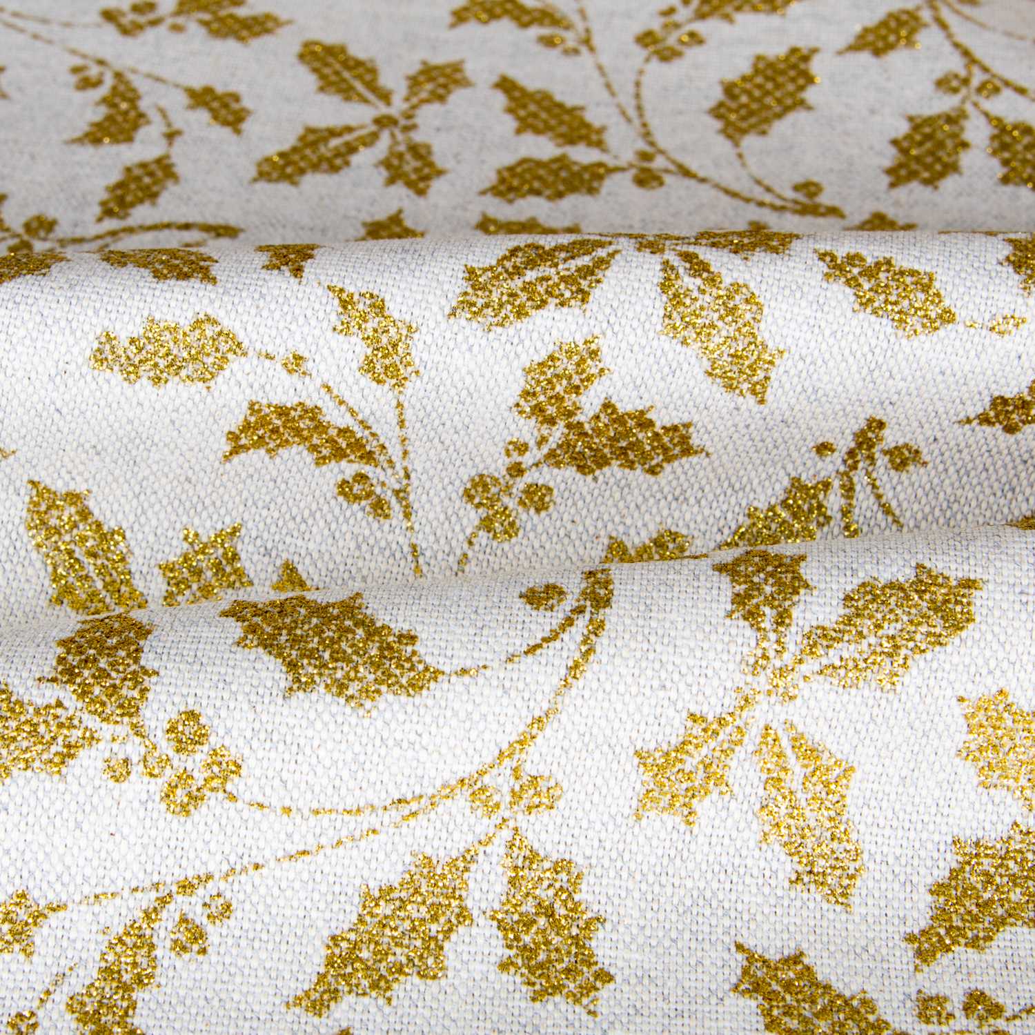 Loneta Navidad Muérdago Oro - Ribes y Casals