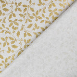 Loneta Navidad Muérdago Oro - Ribes y Casals