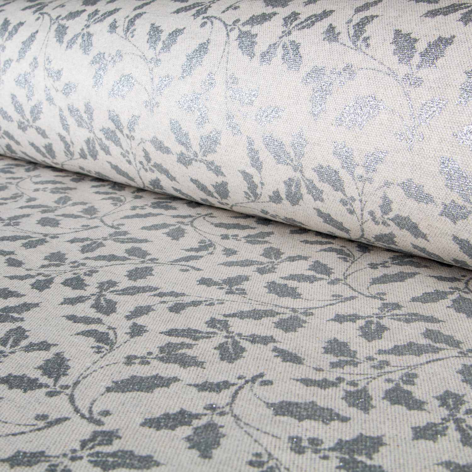 Loneta Navidad Muérdago Plata - Ribes y Casals