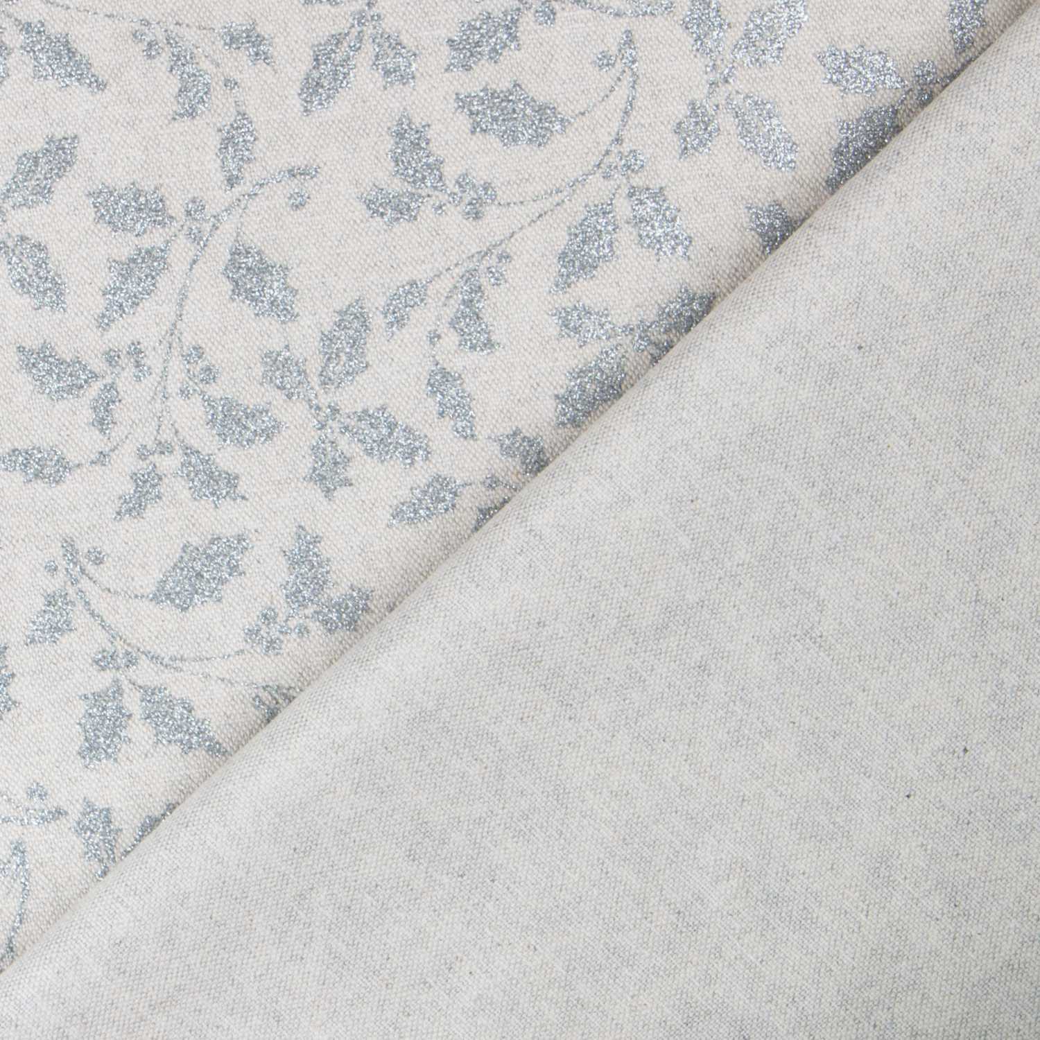 Loneta Navidad Muérdago Plata - Ribes y Casals