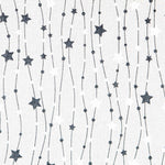 Loneta Navidad Stars Negro Plata - Ribes y Casals