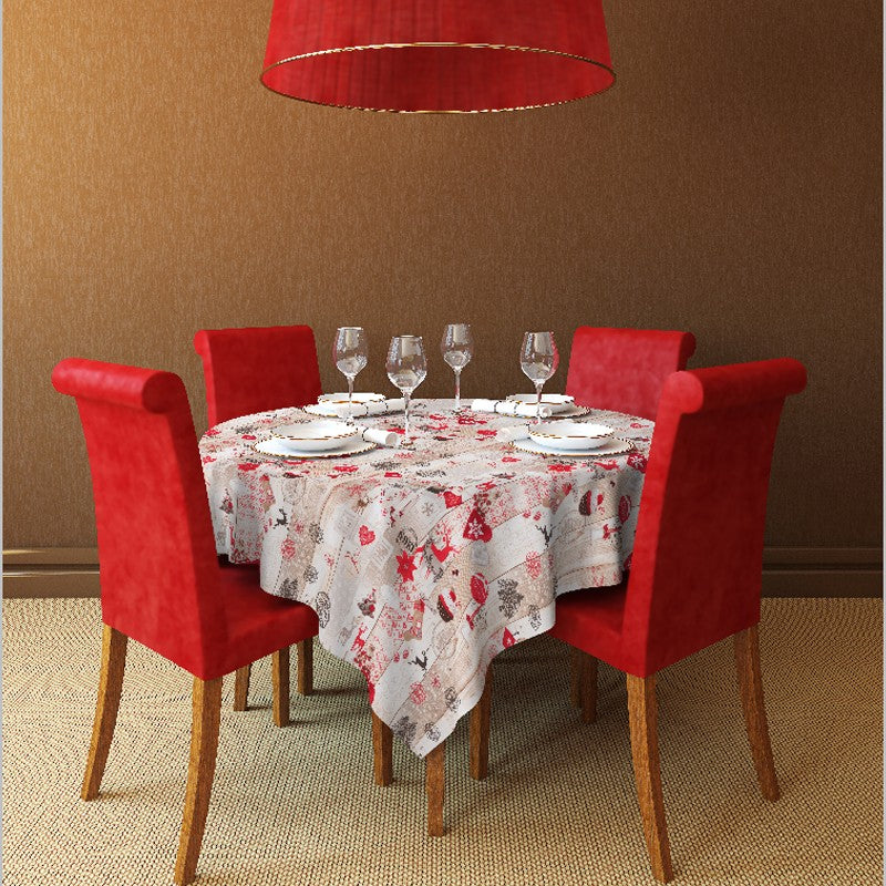 Loneta Navidad Vintage Beige - Ribes y Casals