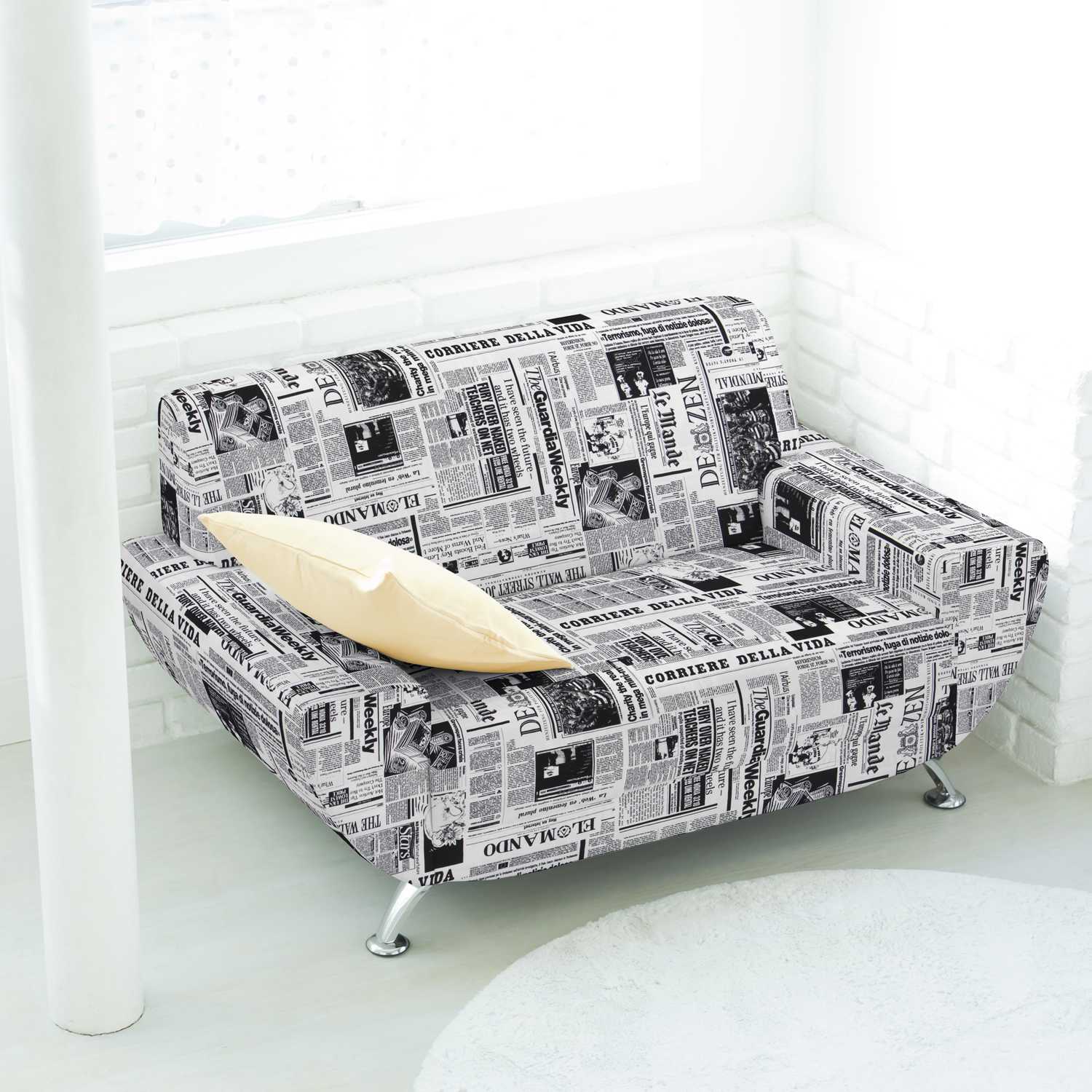 Loneta Newspaper Blanca - Ribes y Casals