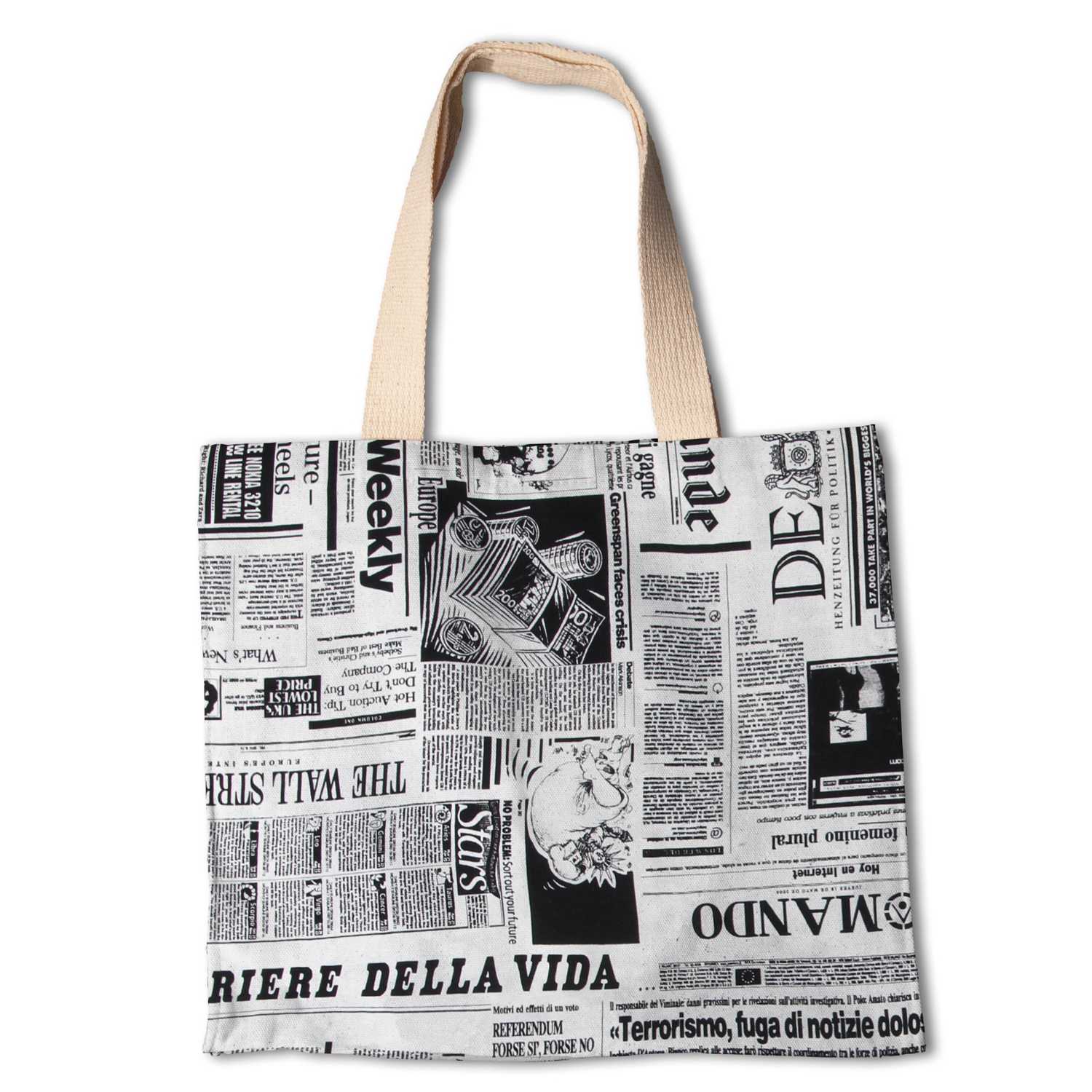 Loneta Newspaper Blanca - Ribes y Casals