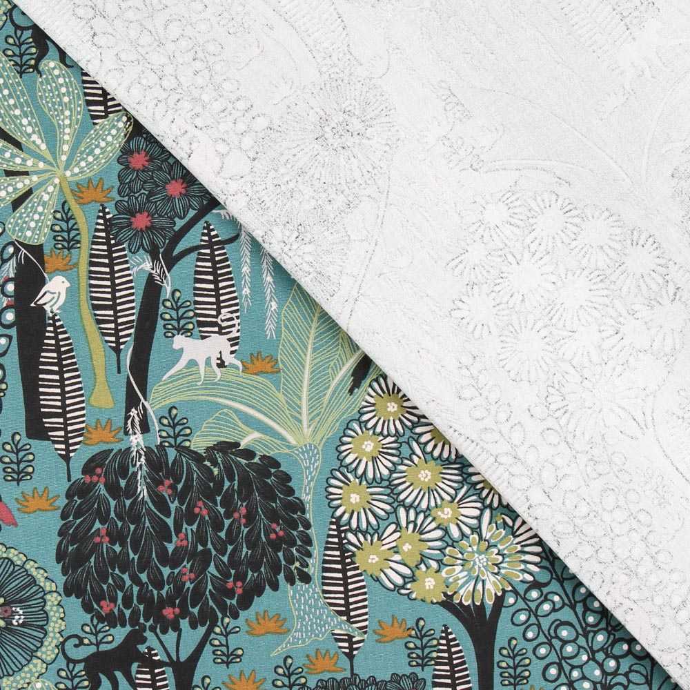 Loneta Panamá África Aguamarina - Ribes y Casals