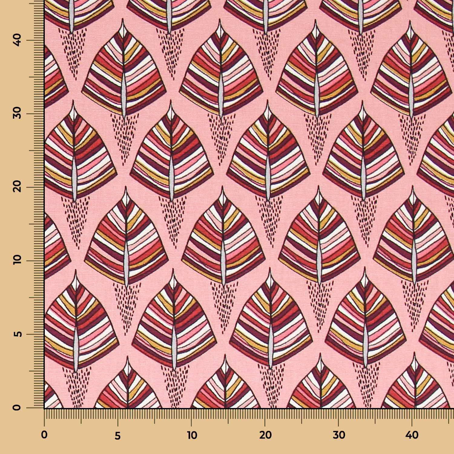 Loneta Panamá Étnica Coral - Ribes y Casals