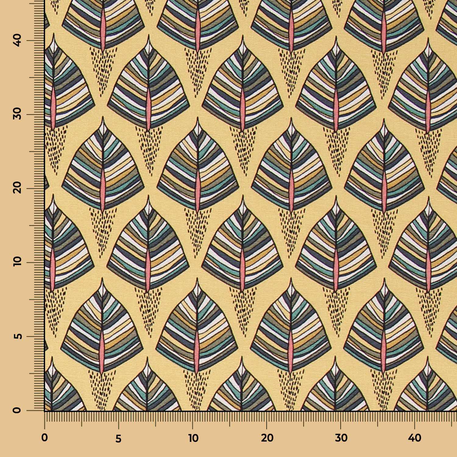 Loneta Panamá Étnica Pistacho - Ribes y Casals