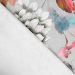 Loneta Panamá Floral Gris - Ribes y Casals