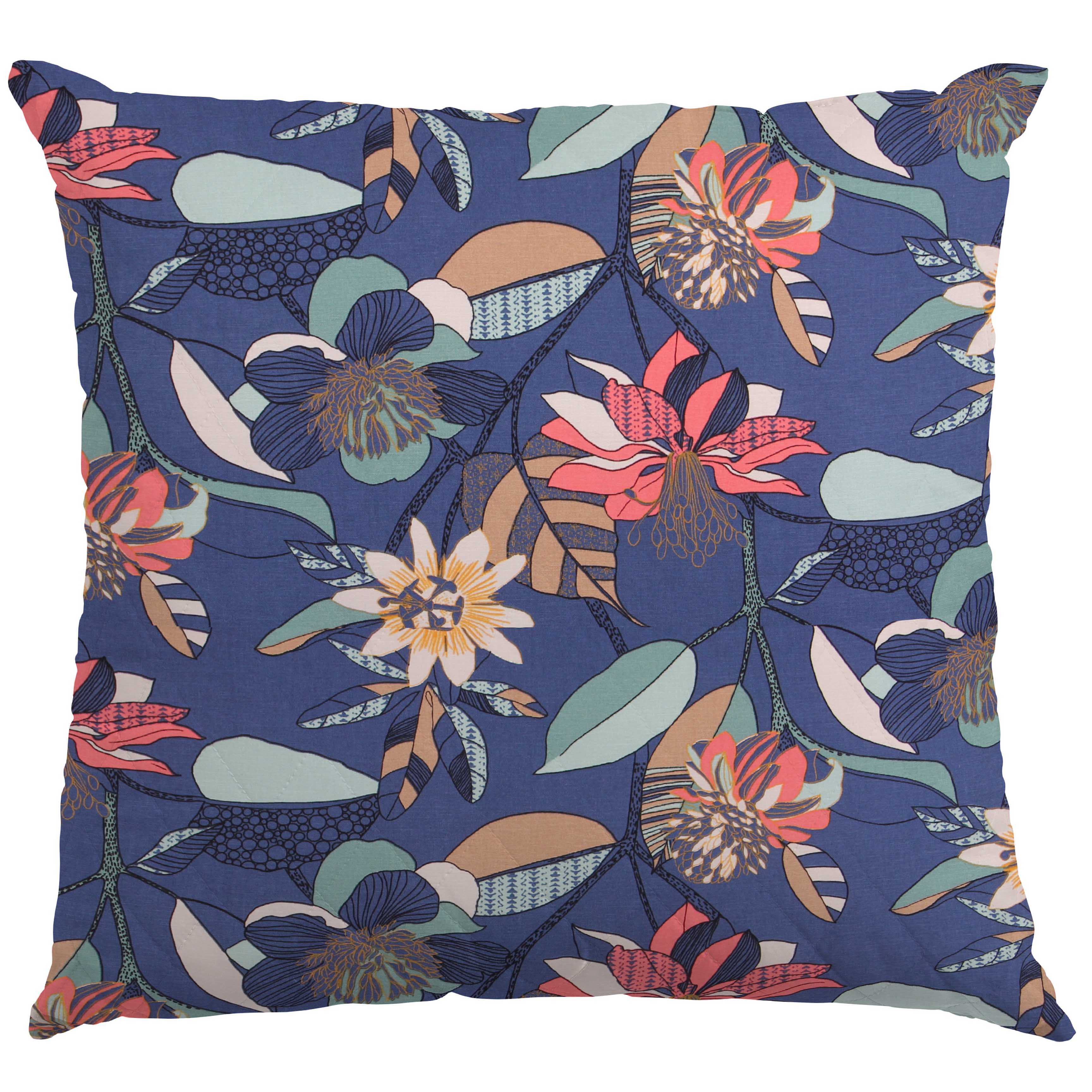 Loneta Panamá Hibiscus Azul - Ribes y Casals