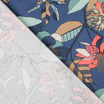 Loneta Panamá Hibiscus Azul - Ribes y Casals