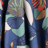 Loneta Panamá Hibiscus Azul - Ribes y Casals