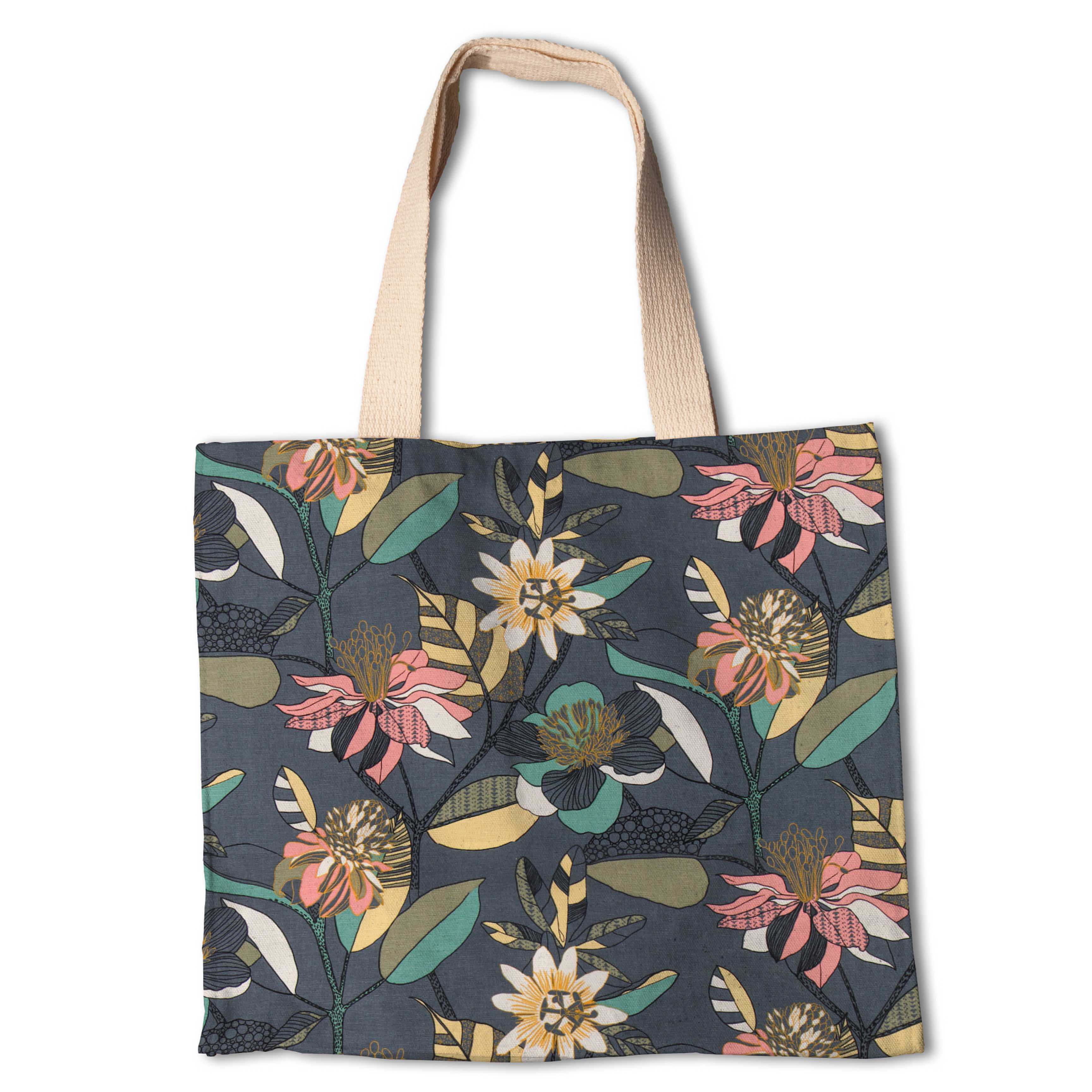 Loneta Panamá Hibiscus Marengo - Ribes y Casals