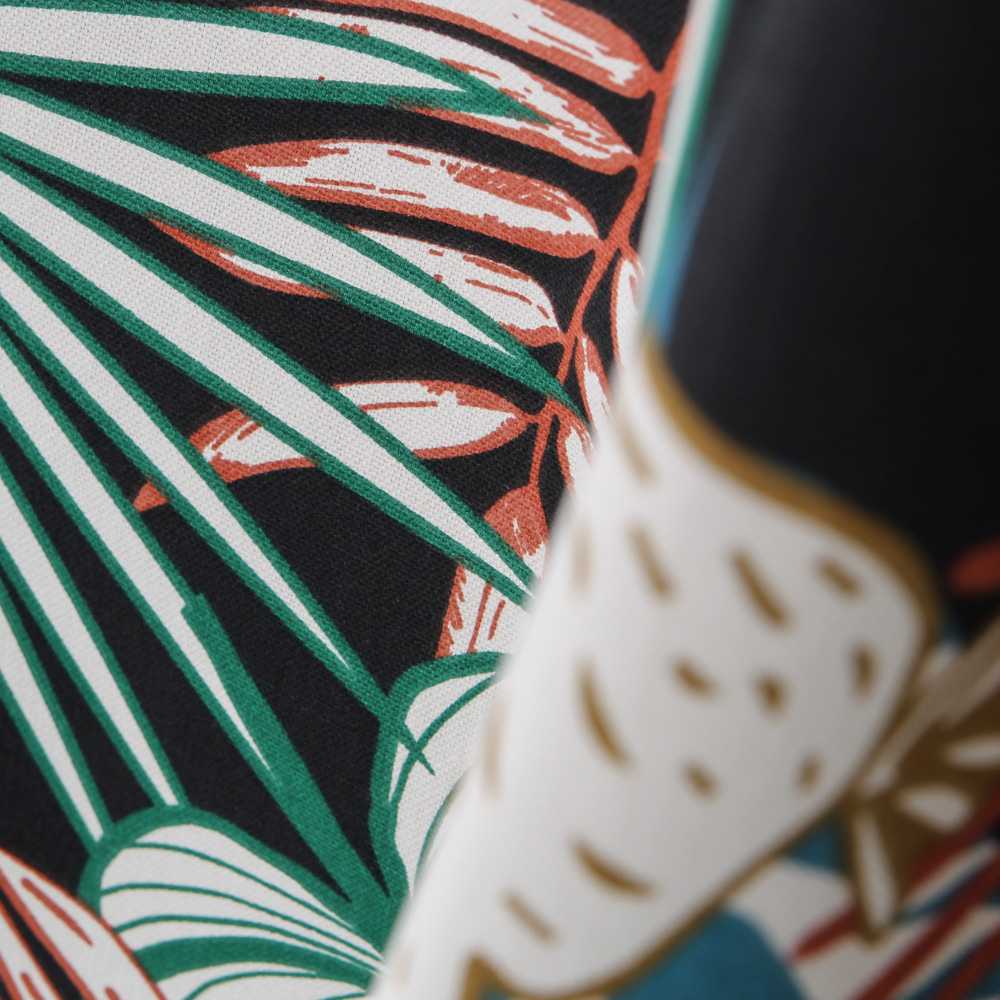 Loneta Panamá Tropical Negra - Ribes y Casals