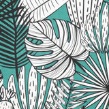 Loneta Panamá Tropical Verde - Ribes y Casals