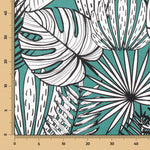 Loneta Panamá Tropical Verde - Ribes y Casals