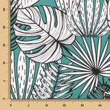 Loneta Panamá Tropical Verde - Ribes y Casals