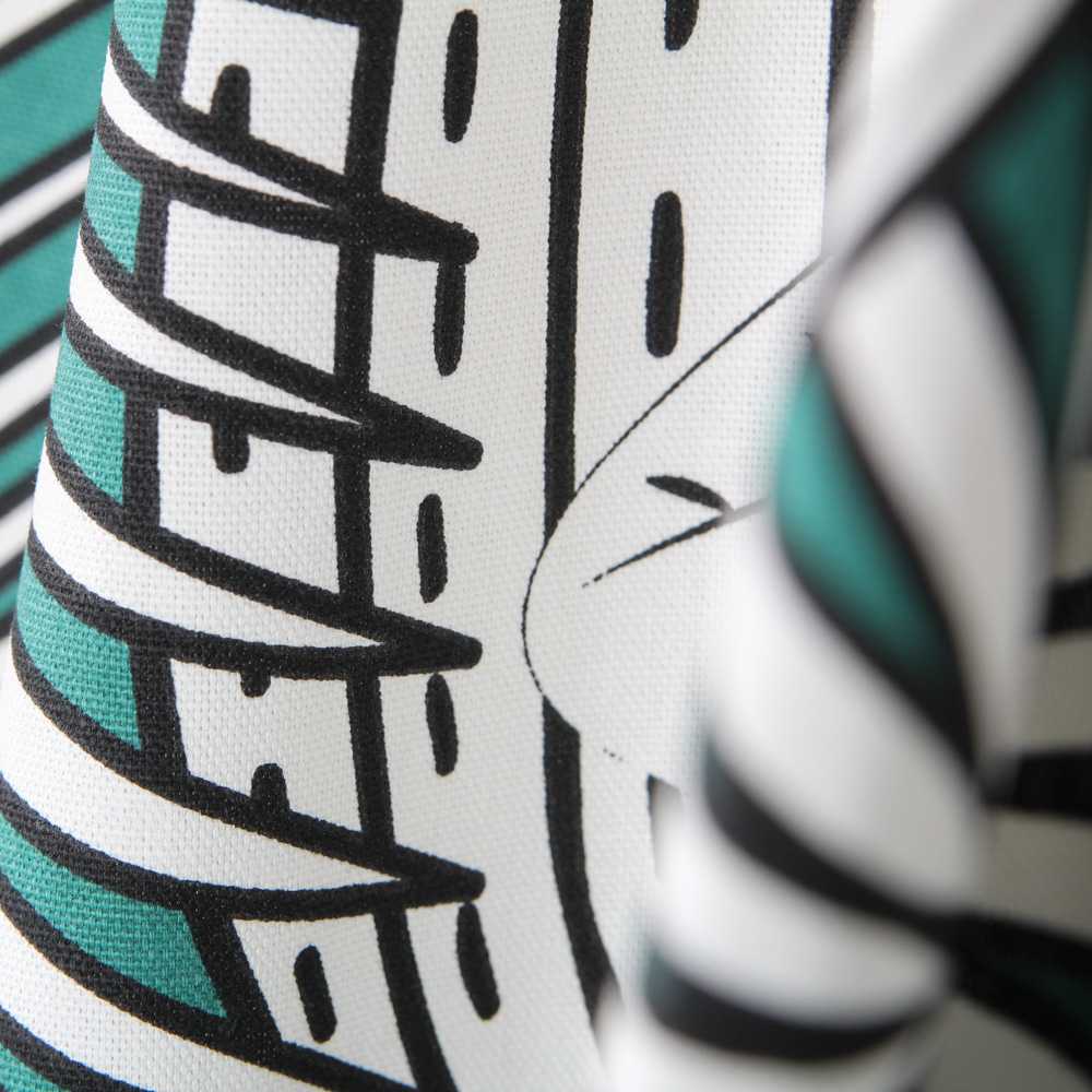 Loneta Panamá Tropical Verde - Ribes y Casals