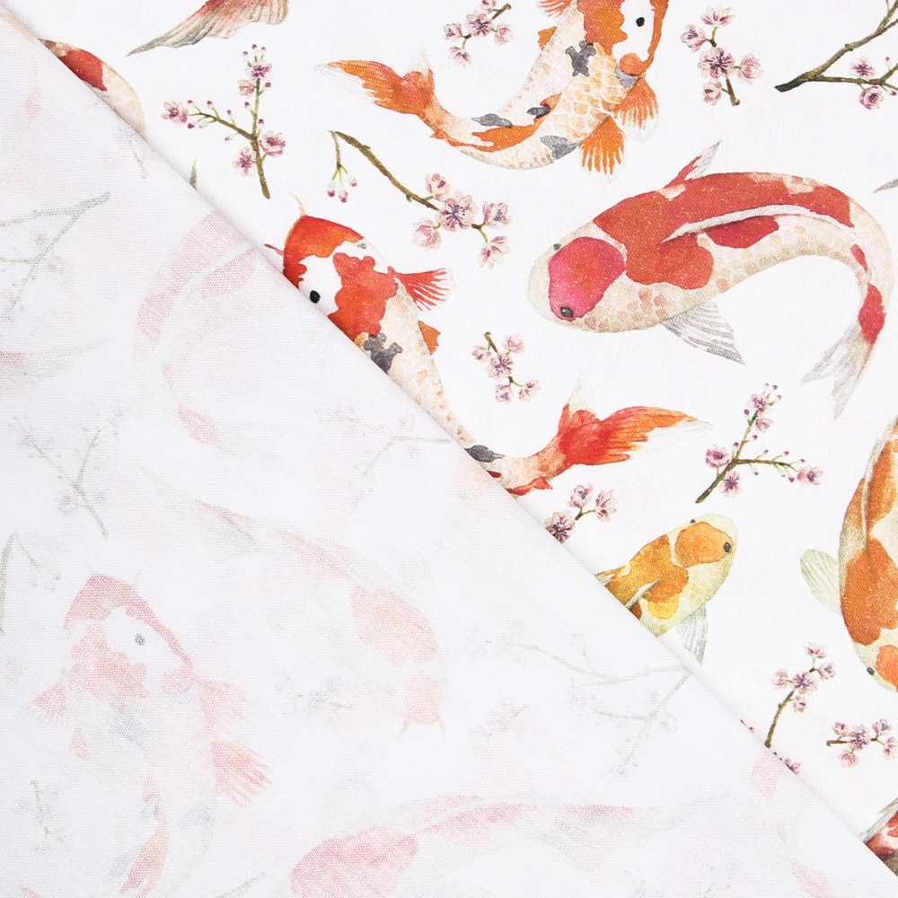 Loneta Pez Koi Blanca - Ribes y Casals