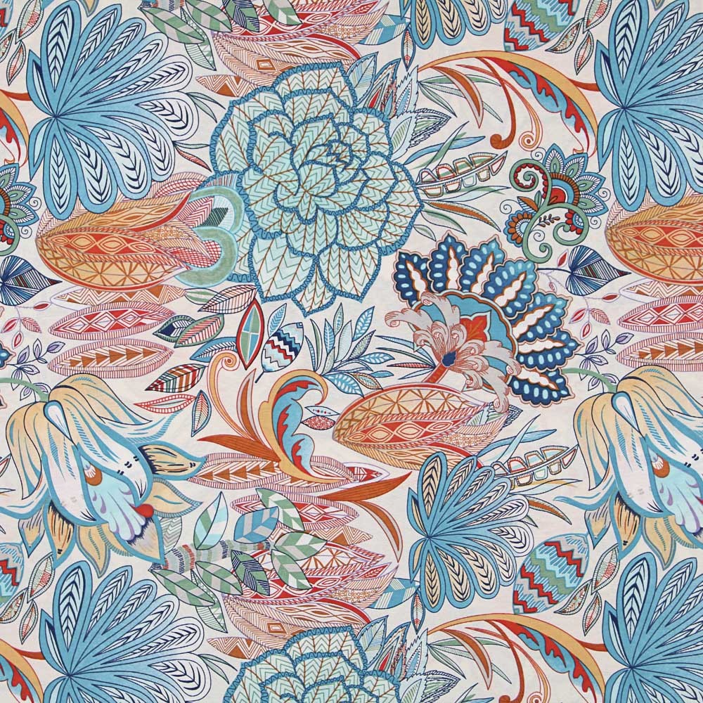 Loneta Polinesia Turquesa - Ribes y Casals