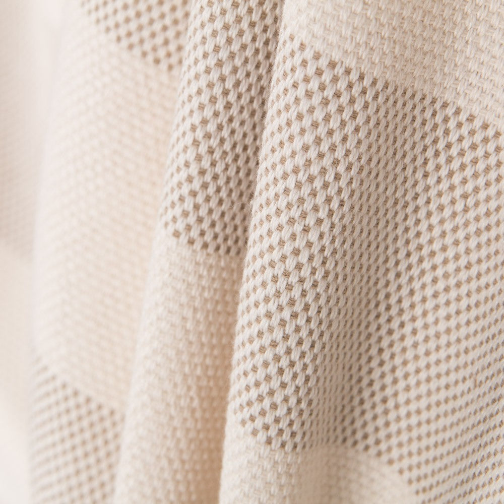 Loneta Tapicería Raya Ancha Beige - Ribes y Casals