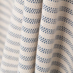 Loneta Tapicería Raya Fina Azul - Ribes y Casals