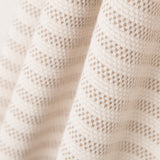 Retal Loneta Tapicería Raya Fina Beige 130x280 cm - Ribes y Casals