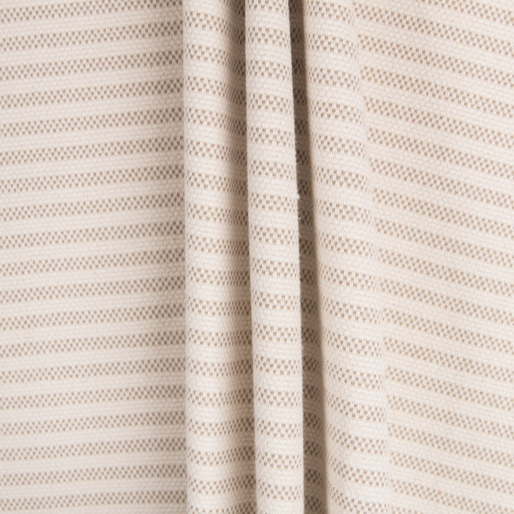 Retal Loneta Tapicería Raya Fina Beige 130x280 cm - Ribes y Casals