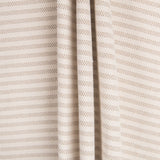 Retal Loneta Tapicería Raya Fina Beige 130x280 cm - Ribes y Casals