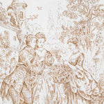 Loneta Toile de Jouy Beige - Ribes y Casals
