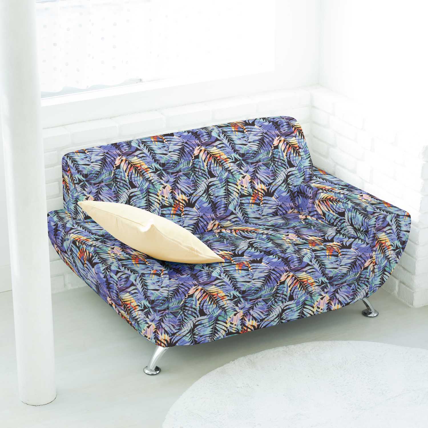 Loneta Tropical Borneo Morada - Ribes y Casals