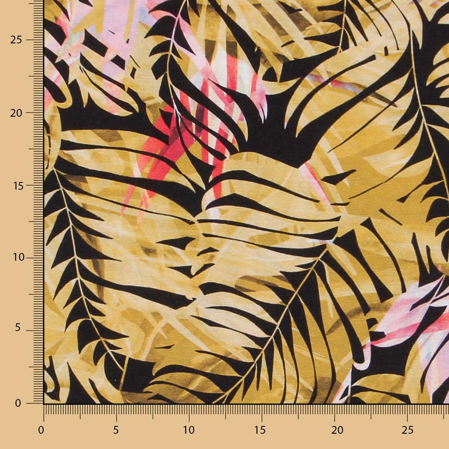 Loneta Tropical Borneo Ocre - Ribes y Casals